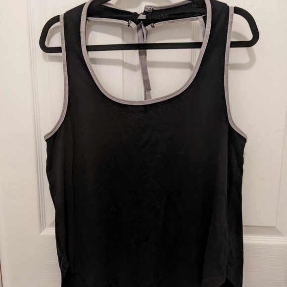 Splendid Black with grey trim halter tank top - XL - Picture 9 of 11